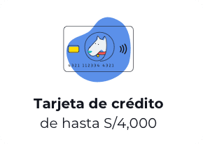 tarjeta crédito hasta 4,000