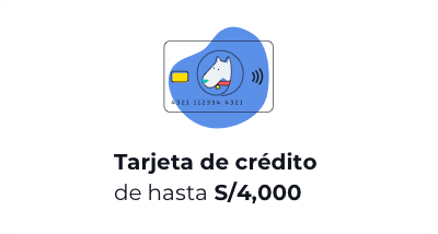 tarjeta crédito hasta 4,000
